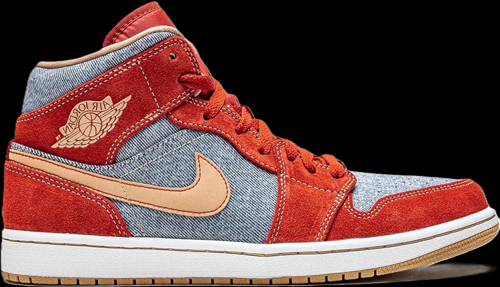 Giày Nike Air Jordan 1 Mid 'Denim Red' DM4352-600 Giày Nike Air Jordan 1 Mid 'Denim Red' DM4352-600