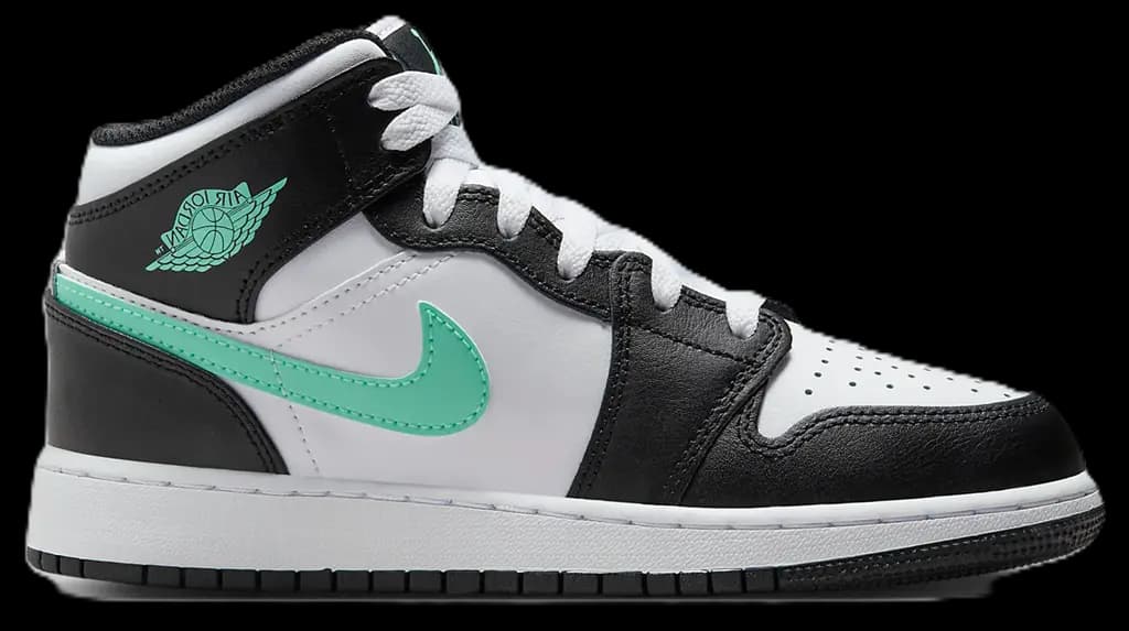 Giày Nike Air Jordan 1 Mid GS 'Green Glow' DQ8423-103 Giày Nike Air Jordan 1 Mid GS 'Green Glow' DQ8423-103