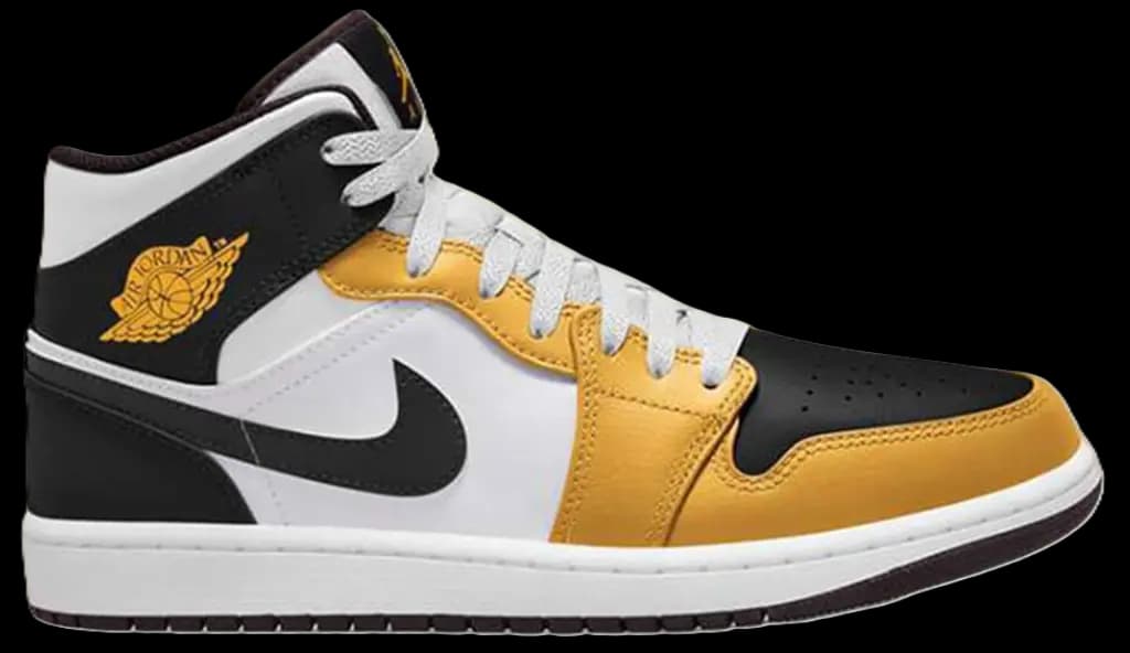 Giày Nike Air Jordan 1 Mid 'Yellow Black White' DQ8426-701 Giày Nike Air Jordan 1 Mid 'Yellow Black White' DQ8426-701