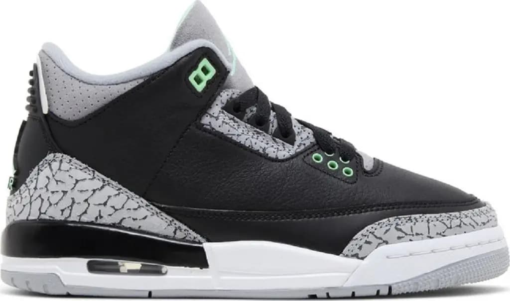 Giày Nike Air Jordan 3 Retro GS 'Green Glow' DM0967-031 Giày Nike Air Jordan 3 Retro GS 'Green Glow' DM0967-031