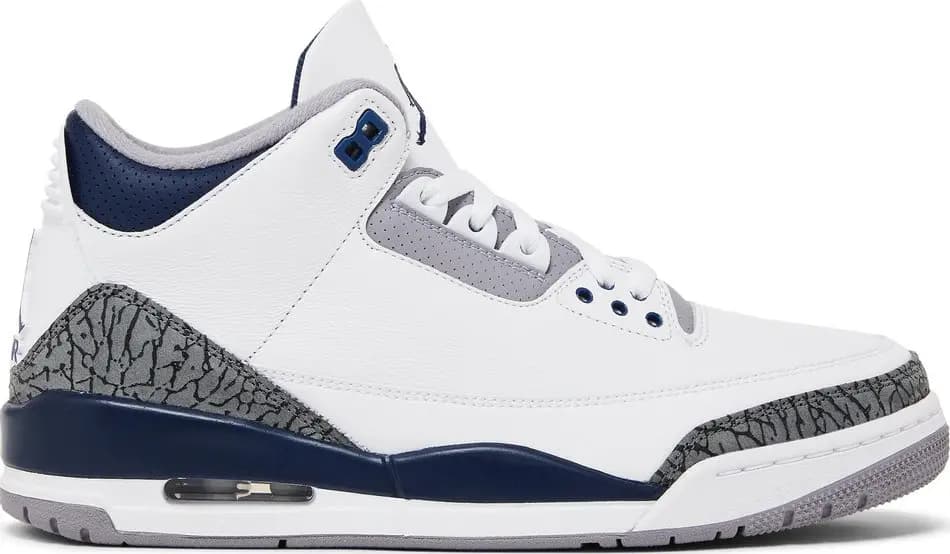 Giày Nike Air Jordan 3 Retro 'Midnight Navy' CT8532-140 Giày Nike Air Jordan 3 Retro 'Midnight Navy' CT8532-140