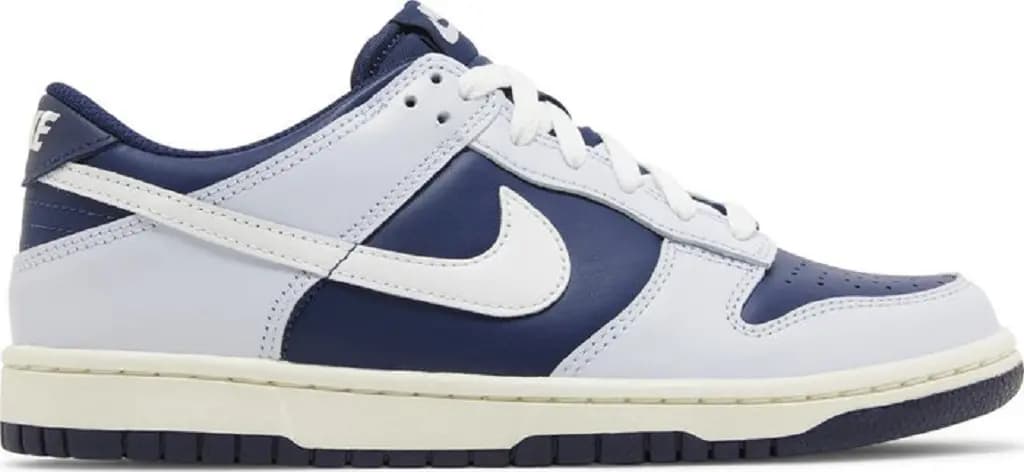 Giày Nike Dunk Low GS 'Grey Midnight Navy' FB9109-002 Giày Nike Dunk Low GS 'Grey Midnight Navy' FB9109-002
