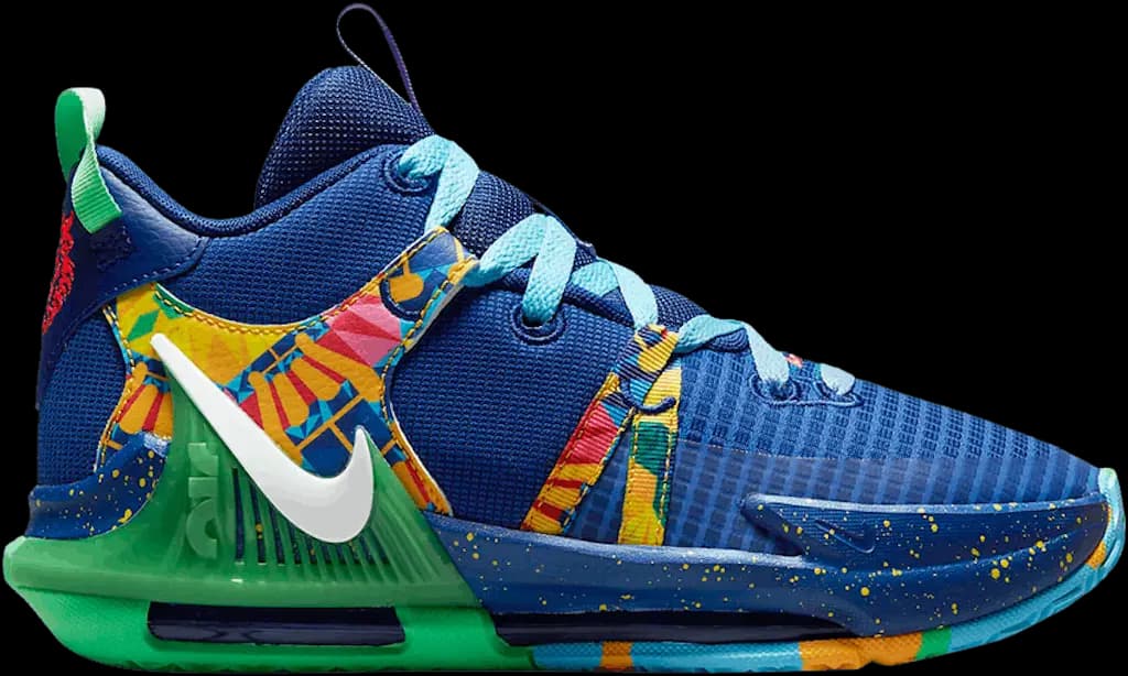Giày Nike LeBron Witness 7 GS 'Kaleidoscope' DQ8650-400 Giày Nike LeBron Witness 7 GS 'Kaleidoscope' DQ8650-400