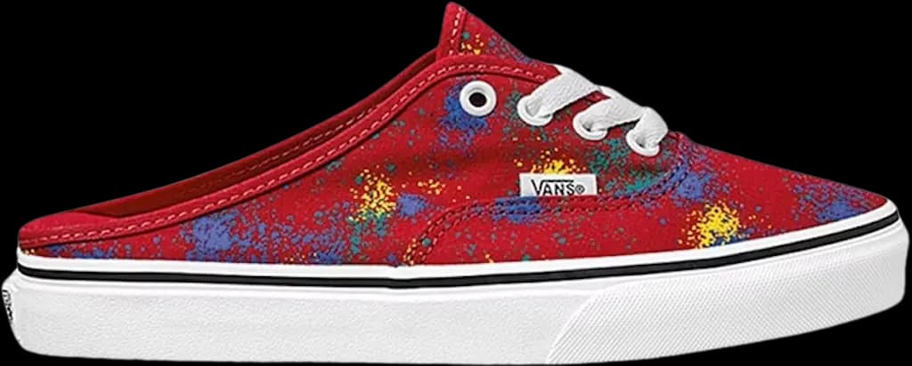 Giày Vans Authentic Mule 'Overspray Racing Red' VN0A54F7AXM Giày Vans Authentic Mule 'Overspray Racing Red' VN0A54F7AXM