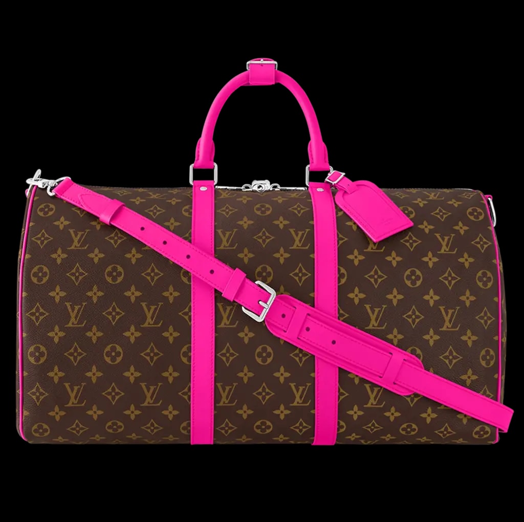 Túi Louis Vuitton Keepall Bandoulière 50 'Fuchsia' M46773 Túi Louis Vuitton Keepall Bandoulière 50 'Fuchsia' M46773