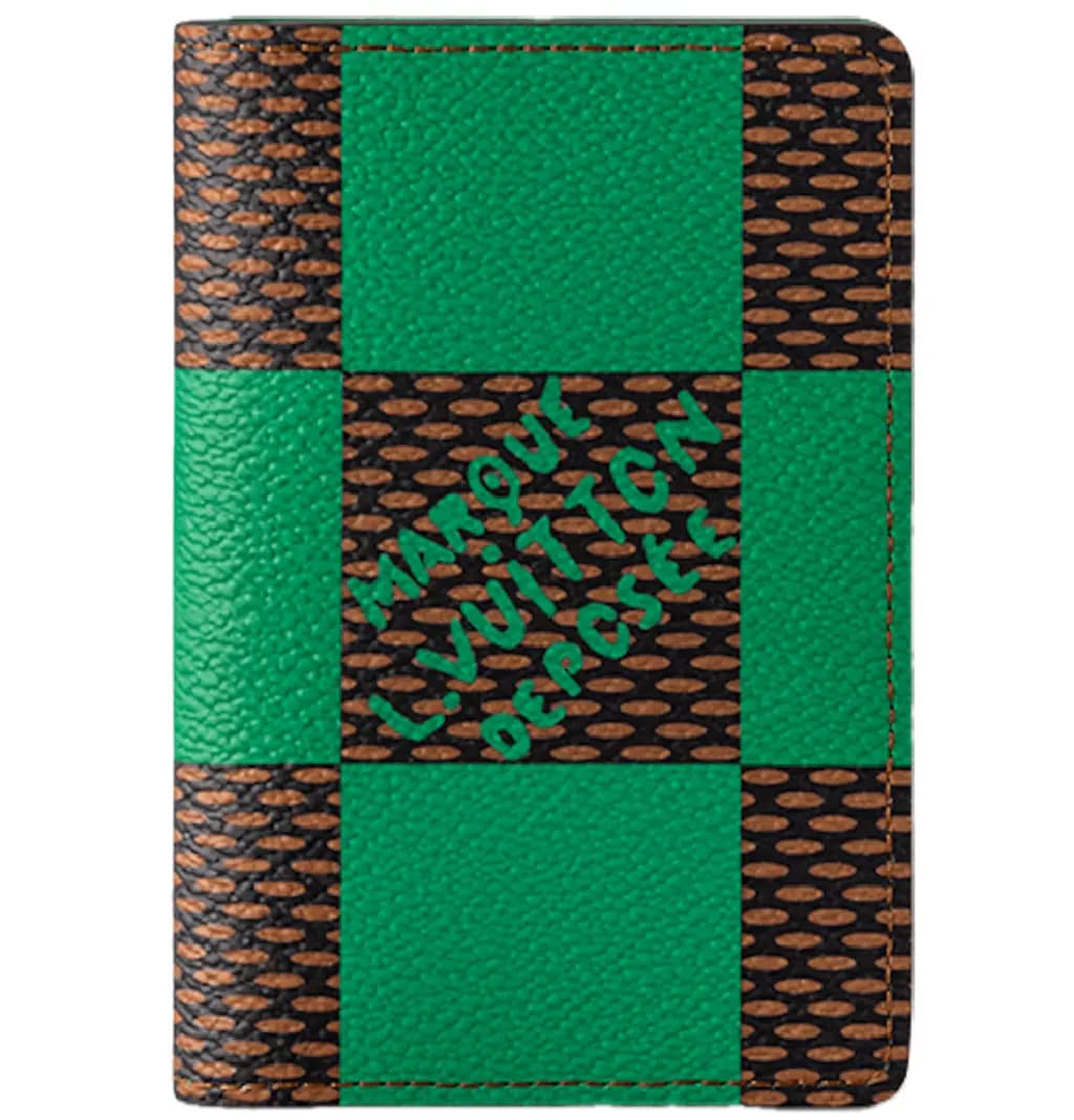 Ví Louis Vuitton Pocket Organiser 'Green' N40613 Ví Louis Vuitton Pocket Organiser 'Green' N40613