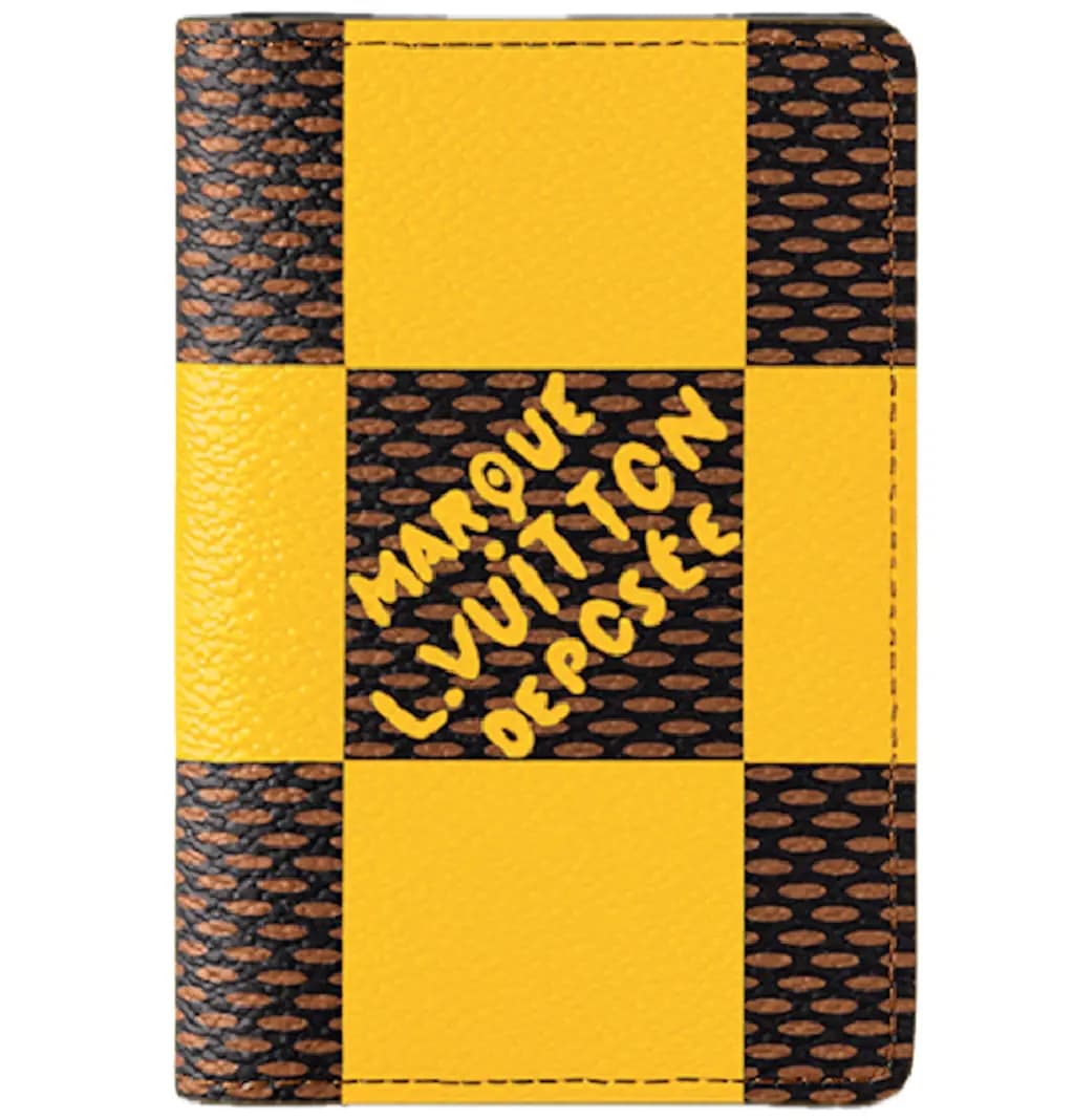 Ví Louis Vuitton Pocket Organiser 'Yellow' N40596 Ví Louis Vuitton Pocket Organiser 'Yellow' N40596