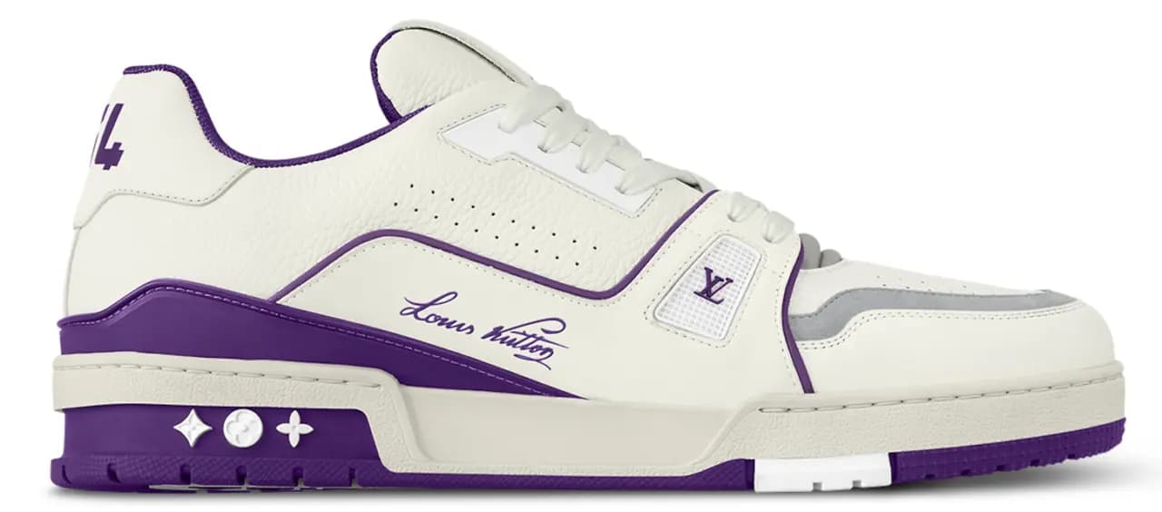 Giày Louis Vuitton LV Trainers 'Purple' 1ACHKX Giày Louis Vuitton LV Trainers 'Purple' 1ACHKX