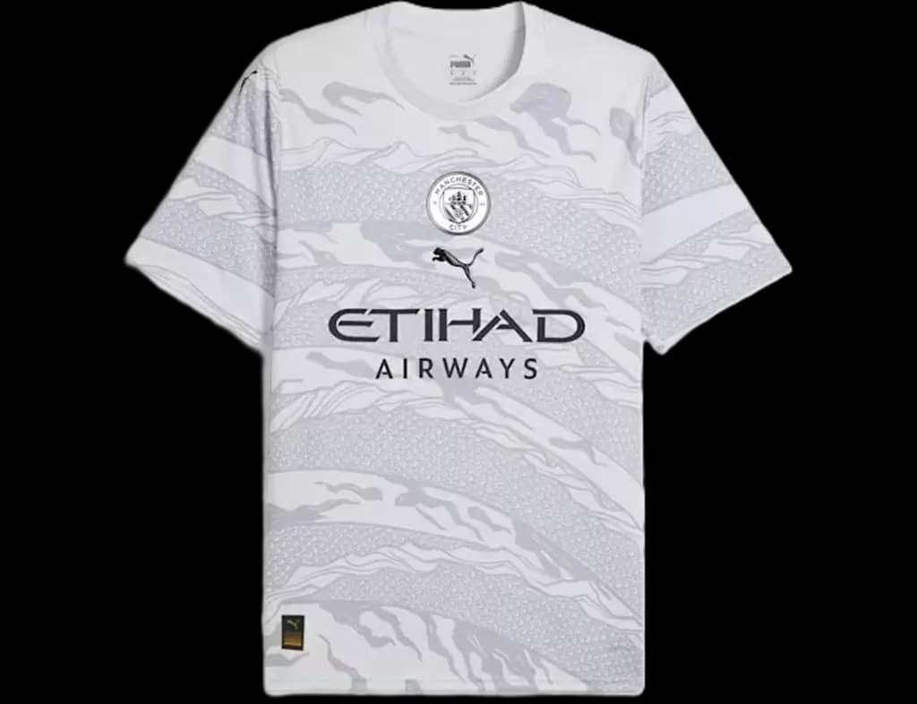 Áo Puma Manchester City Year Of The Dragon Jersey 'Silver' 778516-20 Áo Puma Manchester City Year Of The Dragon Jersey 'Silver' 778516-20