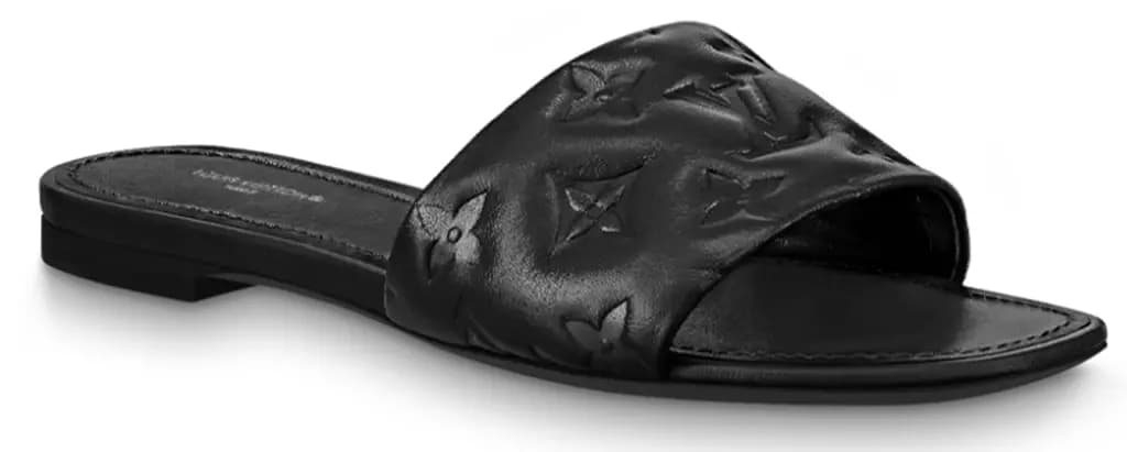 Dép Louis Vuitton Revival Flat Mules 'Black' 1A9P3T Dép Louis Vuitton Revival Flat Mules 'Black' 1A9P3T