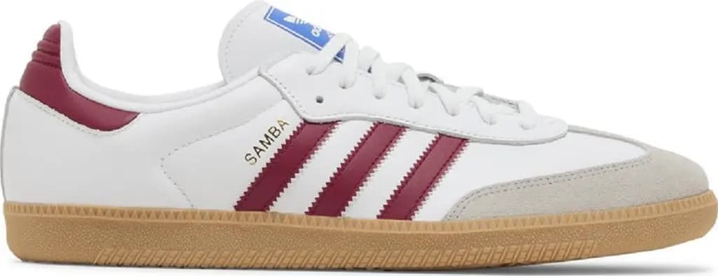 Giày Adidas Samba OG 'White Burgundy Gum' IF3813 Giày Adidas Samba OG 'White Burgundy Gum' IF3813