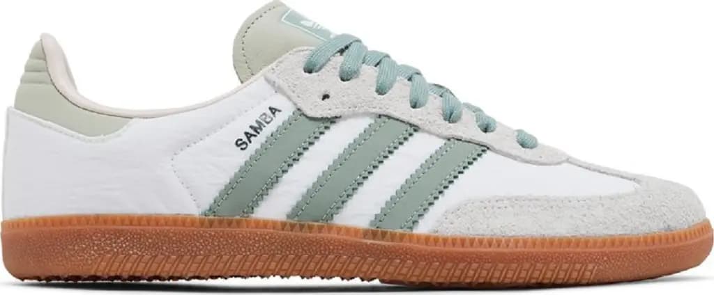 Giày Adidas Samba OG 'White Silver Green' ID0492 Giày Adidas Samba OG 'White Silver Green' ID0492