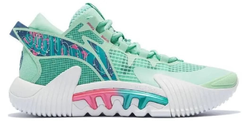 Giày Li-Ning Badfive 2 Low 'Green White' ABFT029-3 Giày Li-Ning Badfive 2 Low 'Green White' ABFT029-3