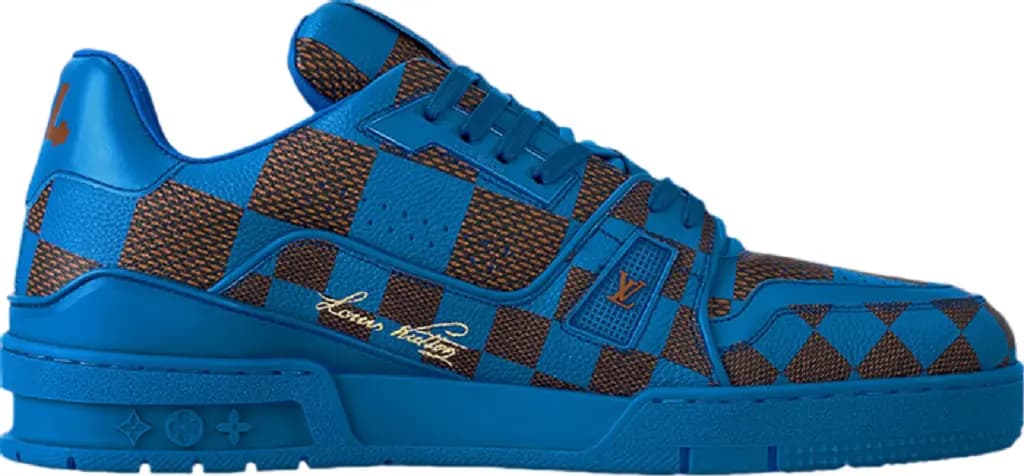 Giày Louis Vuitton Trainer 'Damier Pop - Blue' 1ACN4Y Giày Louis Vuitton Trainer 'Damier Pop - Blue' 1ACN4Y