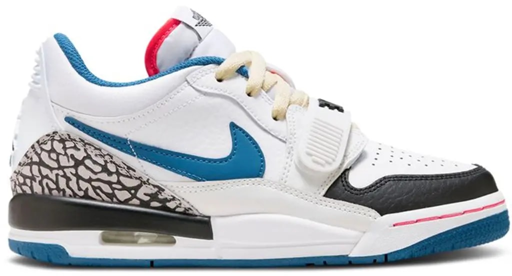 Giày Nike Air Jordan Legacy 312 Low GS 'White Industrial Blue' FV8117-141 — kich-thuoc: 36.5 Giày Nike Air Jordan Legacy 312 Low GS 'White Industrial Blue' FV8117-141 — kich-thuoc: 36.5
