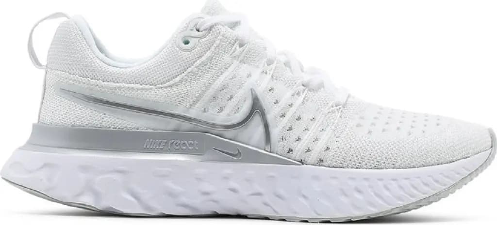 Giày Nike React Infinity Run Flyknit 2 'White Silver' CT2423-102 Giày Nike React Infinity Run Flyknit 2 'White Silver' CT2423-102