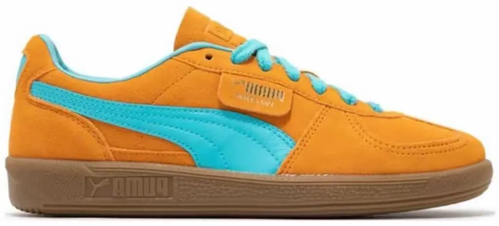 Giày Puma Palermo 'Dark Cheddar Bright Aqua' 396463-13 Giày Puma Palermo 'Dark Cheddar Bright Aqua' 396463-13