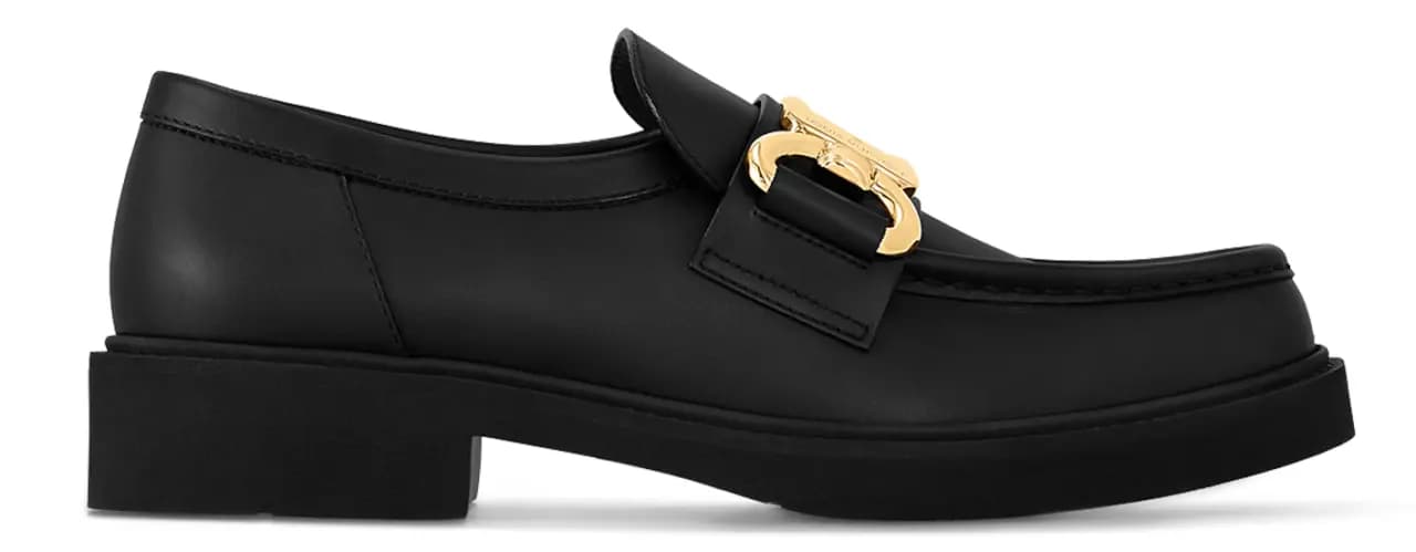 Giày Louis Vuitton Academy Loafer 'Black' 1AC6XO Giày Louis Vuitton Academy Loafer 'Black' 1AC6XO