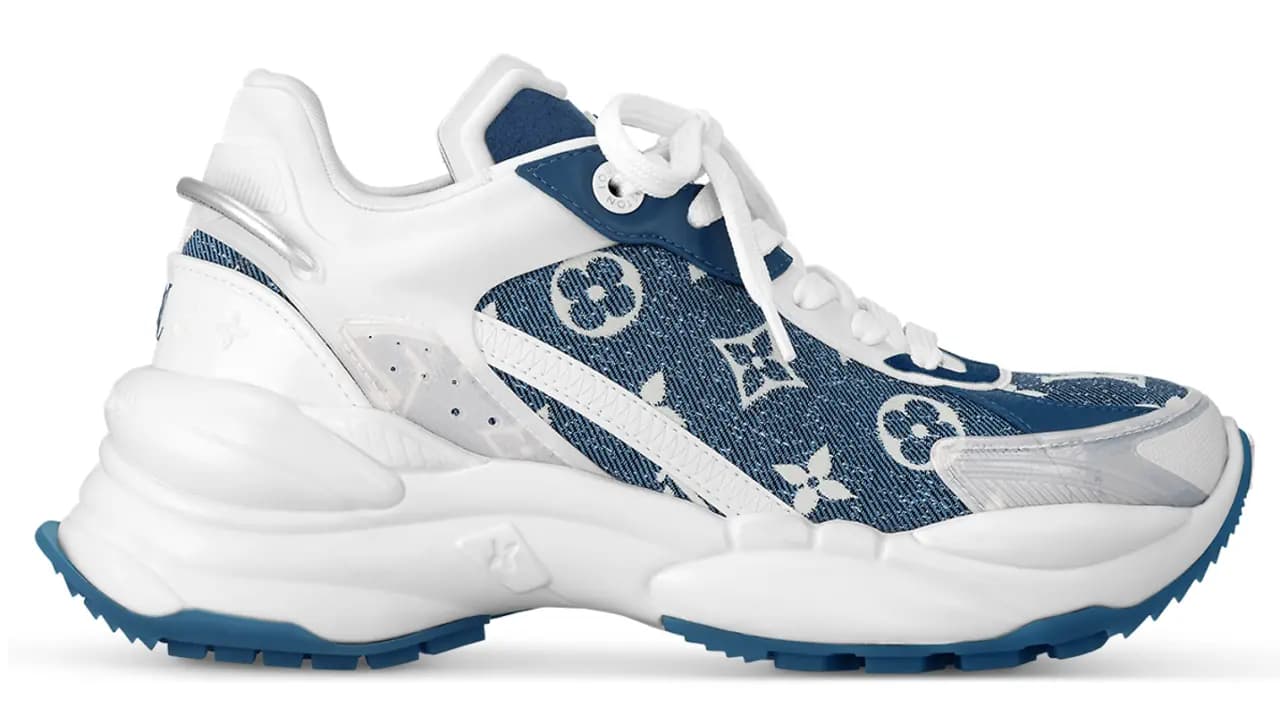 Giày Louis Vuitton Run 55 Trainers 'Blue' 1AC27Y Giày Louis Vuitton Run 55 Trainers 'Blue' 1AC27Y