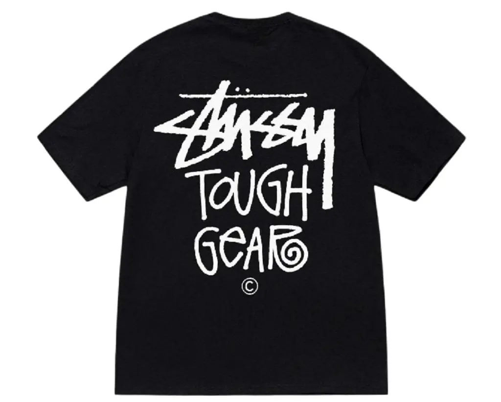 Áo Stussy Tough Gear Tee 'Black' — kich-thuoc: M Áo Stussy Tough Gear Tee 'Black' — kich-thuoc: M