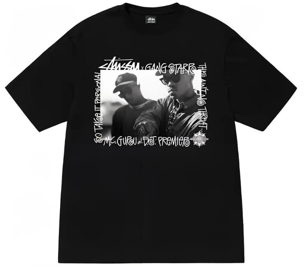 Áo Stussy Gang Starr Take It Personal Tee 'Black' Áo Stussy Gang Starr Take It Personal Tee 'Black'