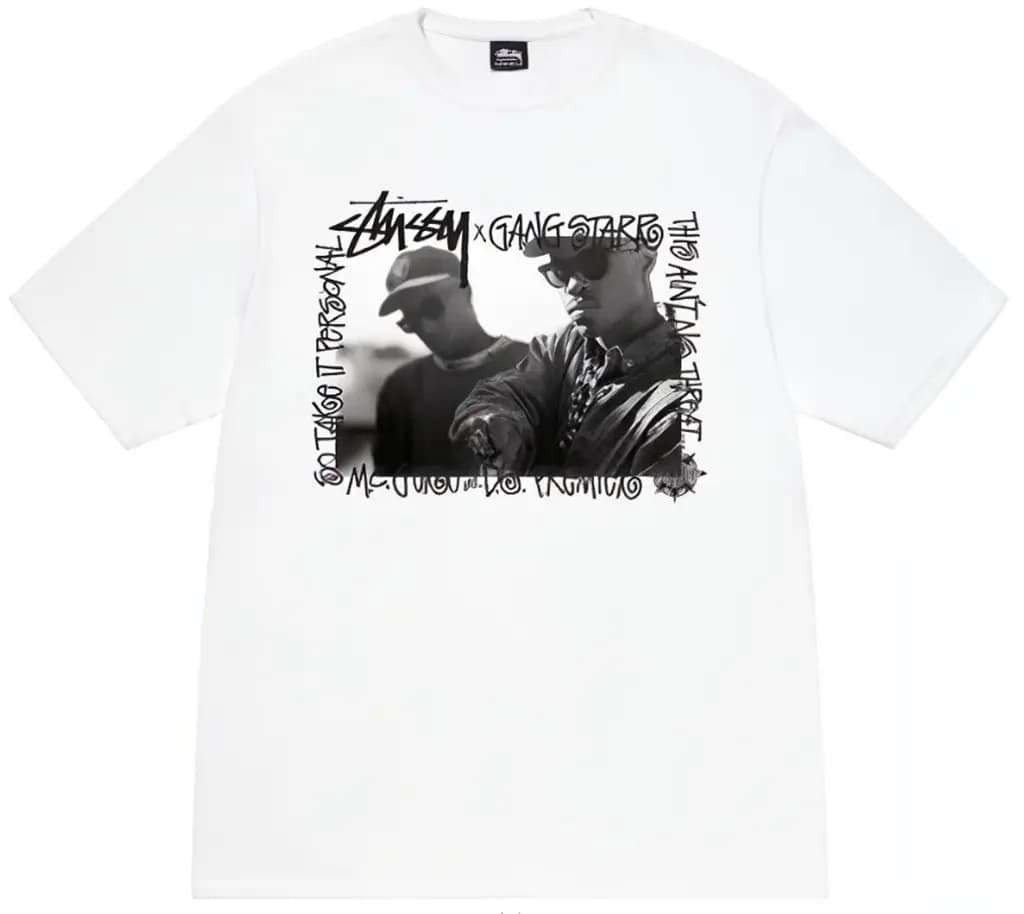 Áo Stussy Gang Starr Take It Personal Tee 'White' Áo Stussy Gang Starr Take It Personal Tee 'White'