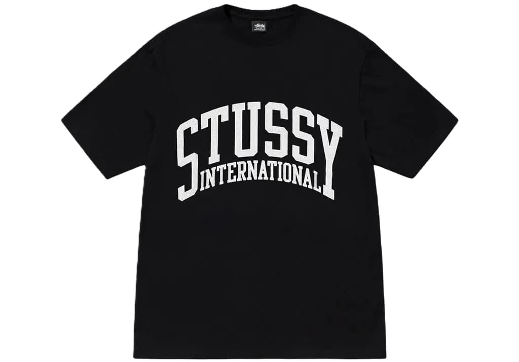 Áo Stussy International Tee Pigment Dyed 'Black' Áo Stussy International Tee Pigment Dyed 'Black'