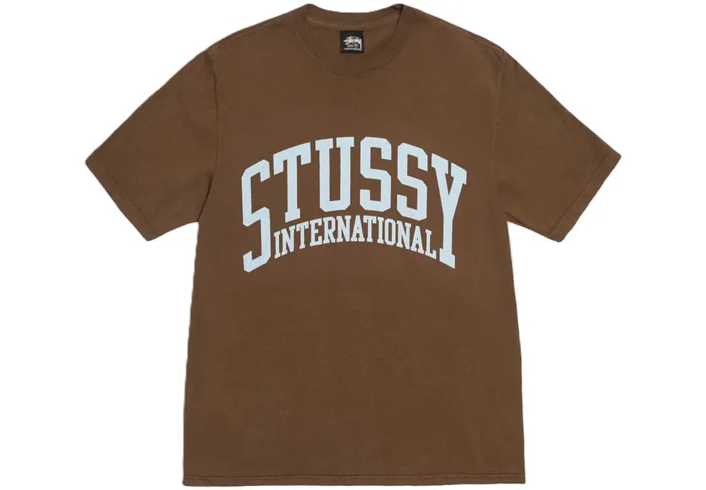 Áo Stussy International Tee Pigment Dyed 'Brown' Áo Stussy International Tee Pigment Dyed 'Brown'