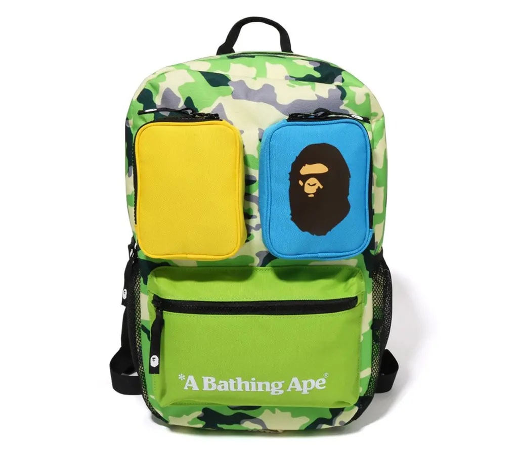 Balo BAPE Kids Woodland Camo Daypack 'Green' 1J30-389-002 Balo BAPE Kids Woodland Camo Daypack 'Green' 1J30-389-002