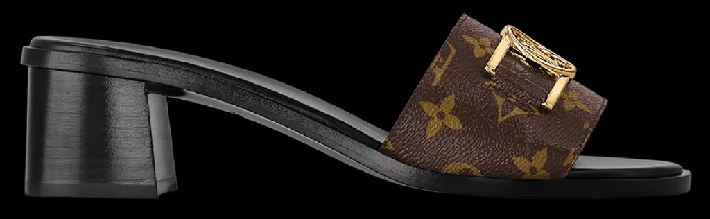 Dép Louis Vuitton Lock It Mules 'Patent' 1A660F — kich-thuoc: 36 Dép Louis Vuitton Lock It Mules 'Patent' 1A660F — kich-thuoc: 36