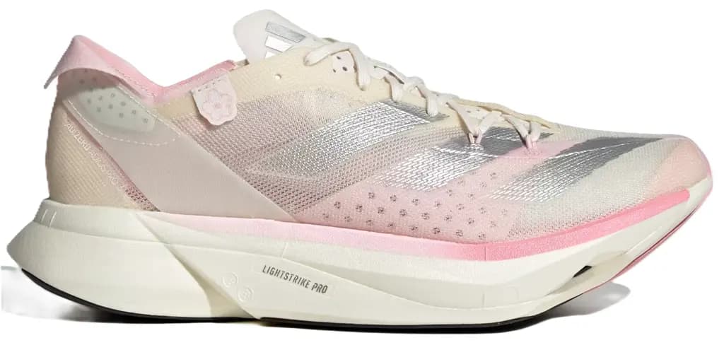 Giày Adidas Adizero Adios Pro 3 'Chalk White Pink Silver' IG6440 Giày Adidas Adizero Adios Pro 3 'Chalk White Pink Silver' IG6440