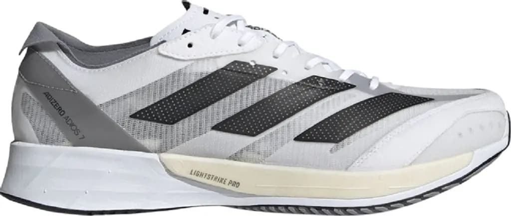 Giày Adidas Adizero Adios 7 'White Black Grey' GX6646 Giày Adidas Adizero Adios 7 'White Black Grey' GX6646