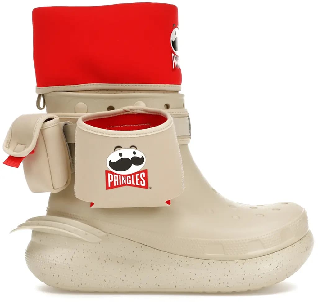 Giày Crocs Classic Crush Boot x Pringles 'Cream Red' 209691-2Y3 Giày Crocs Classic Crush Boot x Pringles 'Cream Red' 209691-2Y3