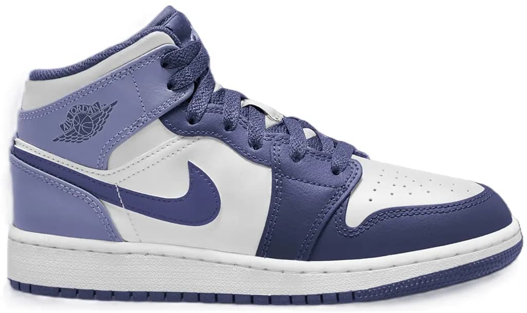 Giày Nike Air Jordan 1 Mid GS 'Purple Toe' DQ8423-515 Giày Nike Air Jordan 1 Mid GS 'Purple Toe' DQ8423-515
