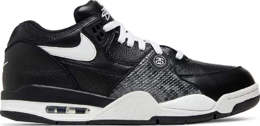 Giày Nike Stussy x Air Flight 89 Low SP 'Black' FD6475-001 Giày Nike Stussy x Air Flight 89 Low SP 'Black' FD6475-001