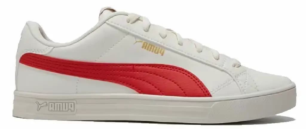 Giày Puma Smash Vulc V3 LO 'White Red' 380752-12 Giày Puma Smash Vulc V3 LO 'White Red' 380752-12