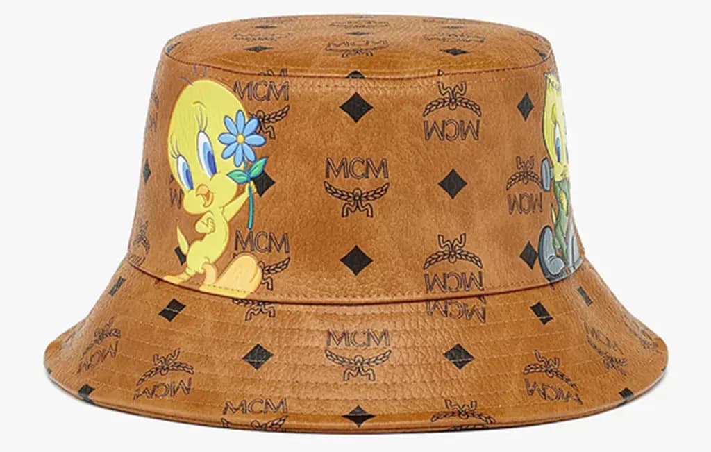 Mũ MCM x Looney Tunes Tweety Visetos 'Brown' MEHDSMM13CO001 Mũ MCM x Looney Tunes Tweety Visetos 'Brown' MEHDSMM13CO001