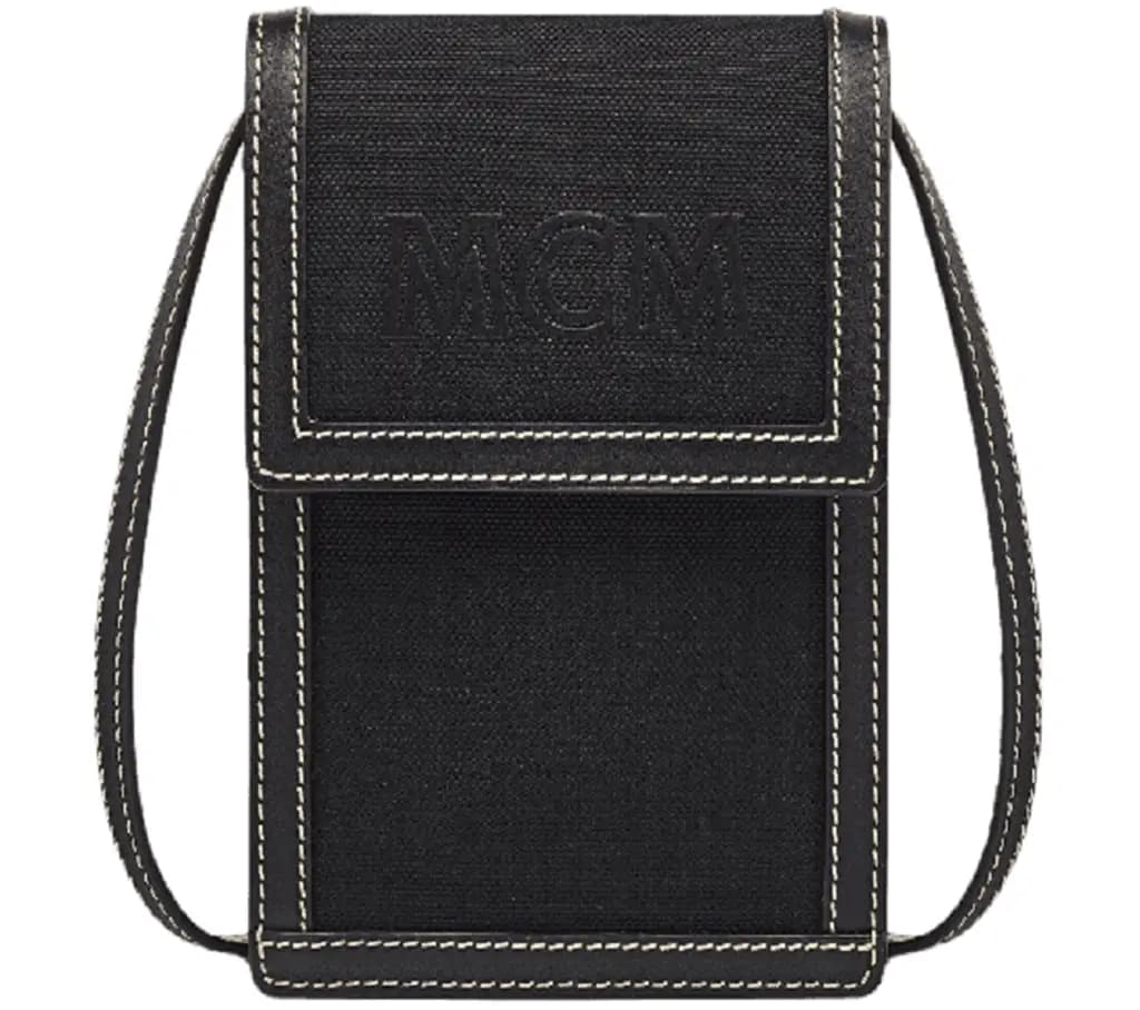 Túi MCM Aren Lanyard Phone Case Black MXZCATA06BK001 Túi MCM Aren Lanyard Phone Case Black MXZCATA06BK001