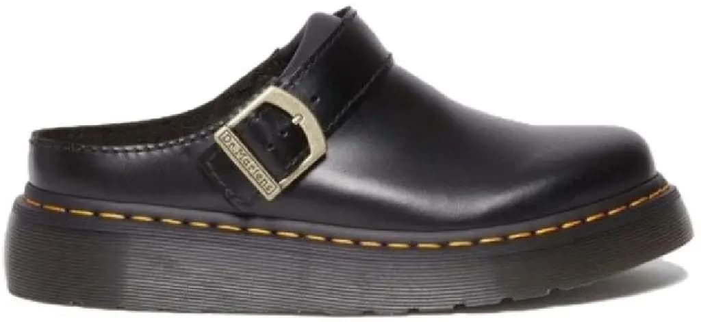 Dép Dr. Martens Laketen Leather Platform Mules 'Black' 31525001 Dép Dr. Martens Laketen Leather Platform Mules 'Black' 31525001