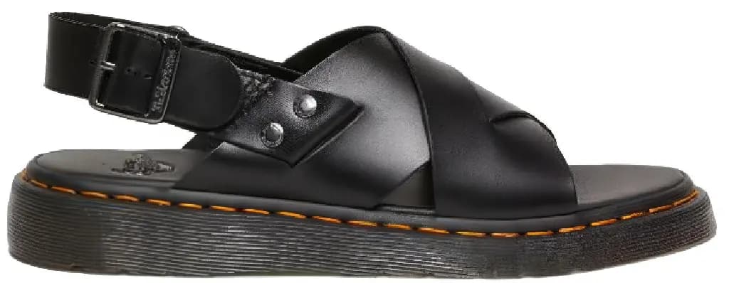 Dép Dr. Martens ZANE Cross Strap Leather 'Black' 30765001 Dép Dr. Martens ZANE Cross Strap Leather 'Black' 30765001