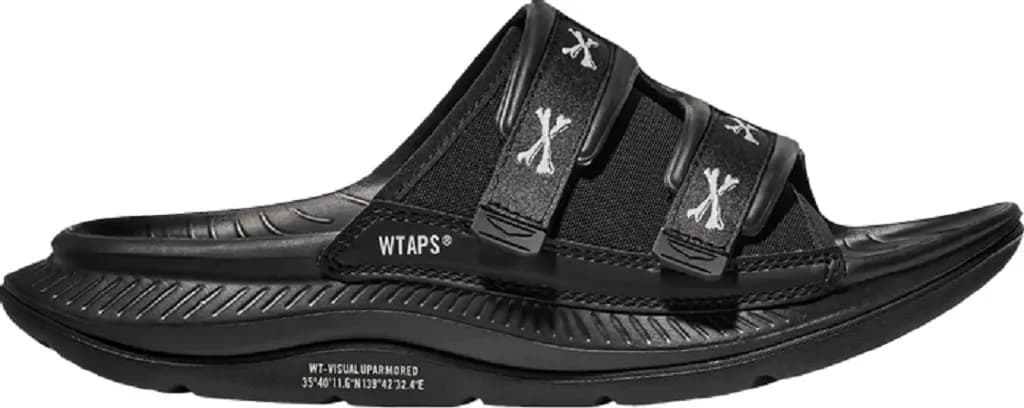 Dép Hoka WTAPS x Ora Luxe 'Jet Black' 1155398-JLC Dép Hoka WTAPS x Ora Luxe 'Jet Black' 1155398-JLC
