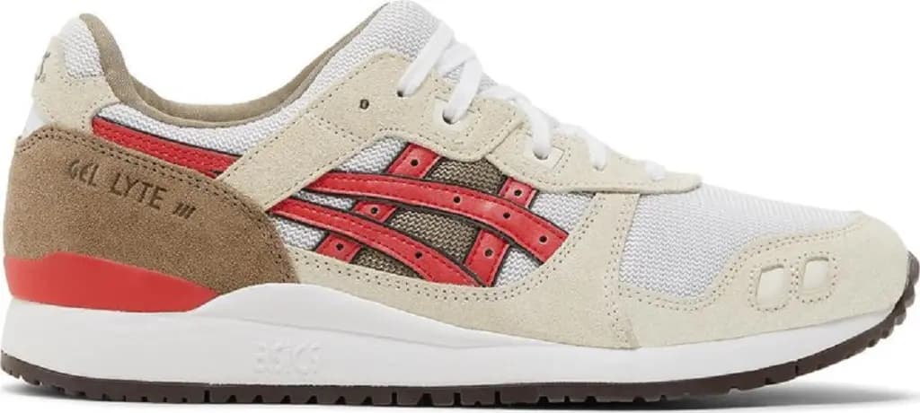 Giày Asics Gel Lyte 3 OG 'Smoke Grey Red Alert' 1201A832-020 Giày Asics Gel Lyte 3 OG 'Smoke Grey Red Alert' 1201A832-020