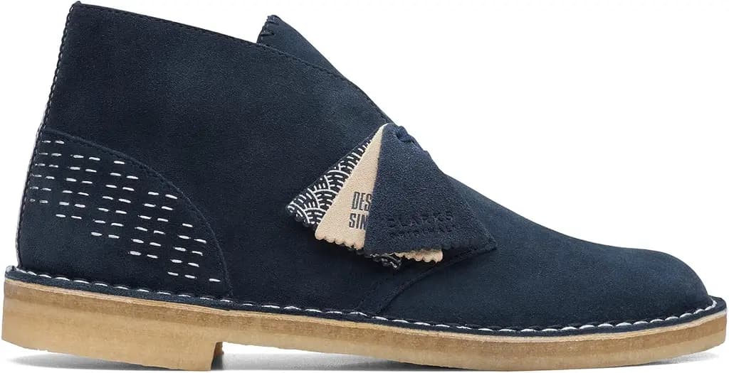 Giày Clarks Desert Boot Navy Sashiko 'Blue' 26169154 Giày Clarks Desert Boot Navy Sashiko 'Blue' 26169154