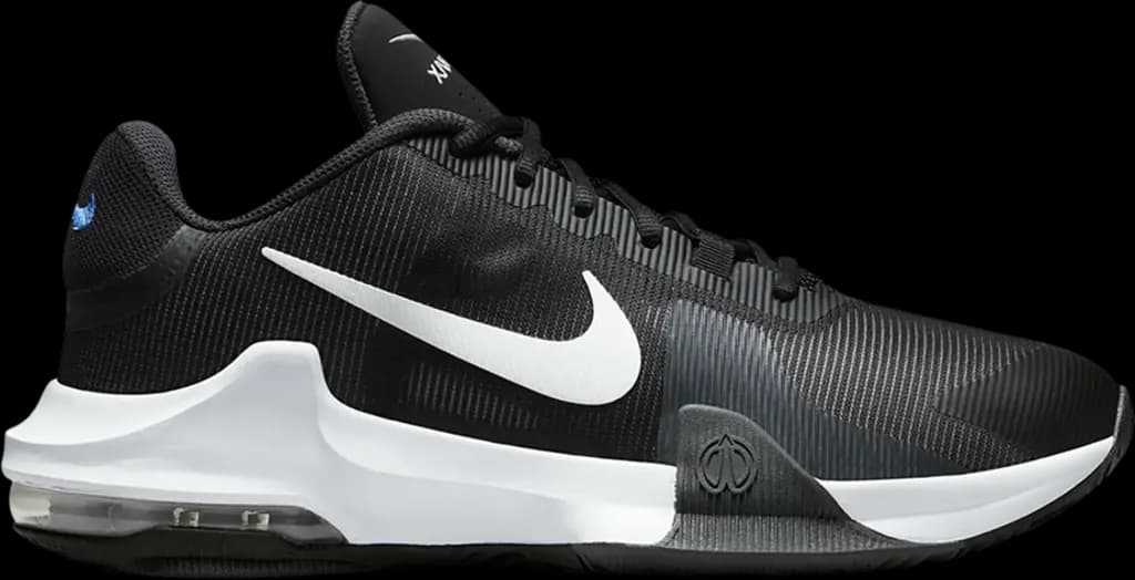Giày Nike Air Max Impact 4 'Black White Racer Blue' DM1124-001 Giày Nike Air Max Impact 4 'Black White Racer Blue' DM1124-001