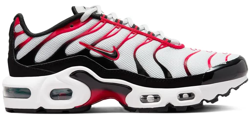 Giày Nike Air Max Plus GS 'Platinum University Red' CD0609-027 Giày Nike Air Max Plus GS 'Platinum University Red' CD0609-027