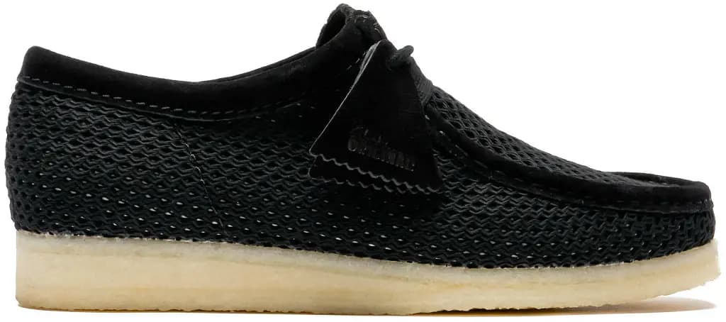 Giày Clarks Originals Wallabee 'Black Mesh' 26175848 Giày Clarks Originals Wallabee 'Black Mesh' 26175848
