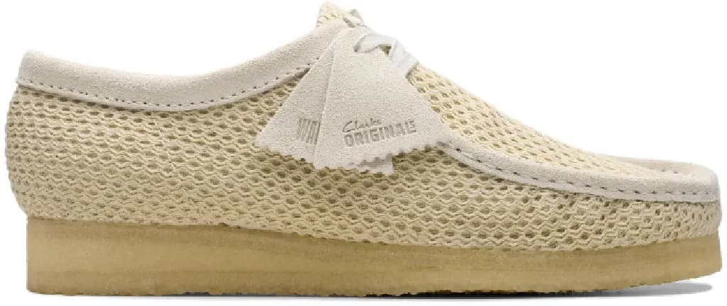 Giày Clarks Wallabee Off White 'Mesh White' 26175849 Giày Clarks Wallabee Off White 'Mesh White' 26175849