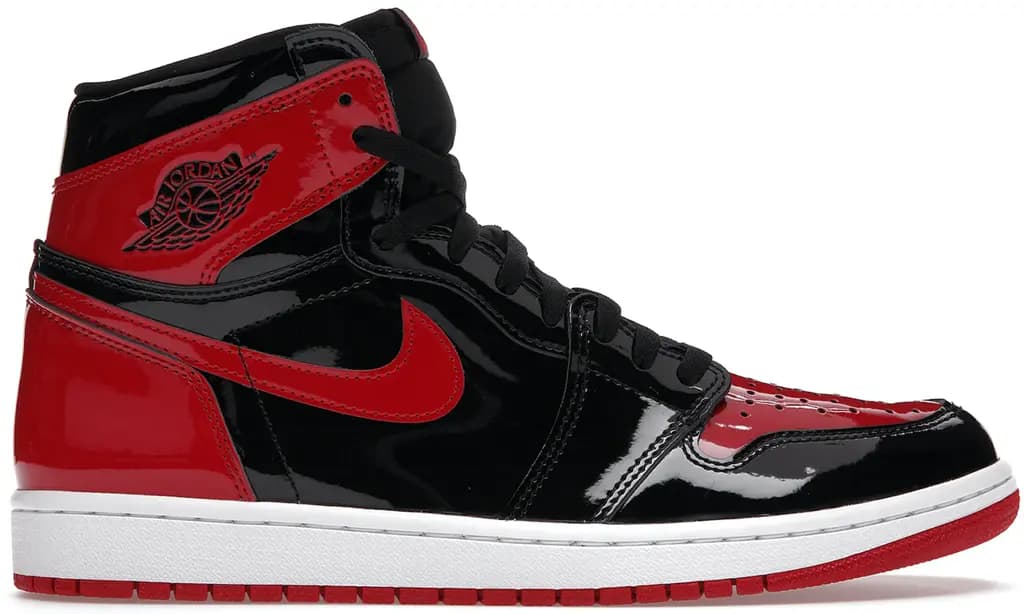 Giày Nike Air Jordan 1 Retro High 'Patent Bred' 555088-063 Giày Nike Air Jordan 1 Retro High 'Patent Bred' 555088-063