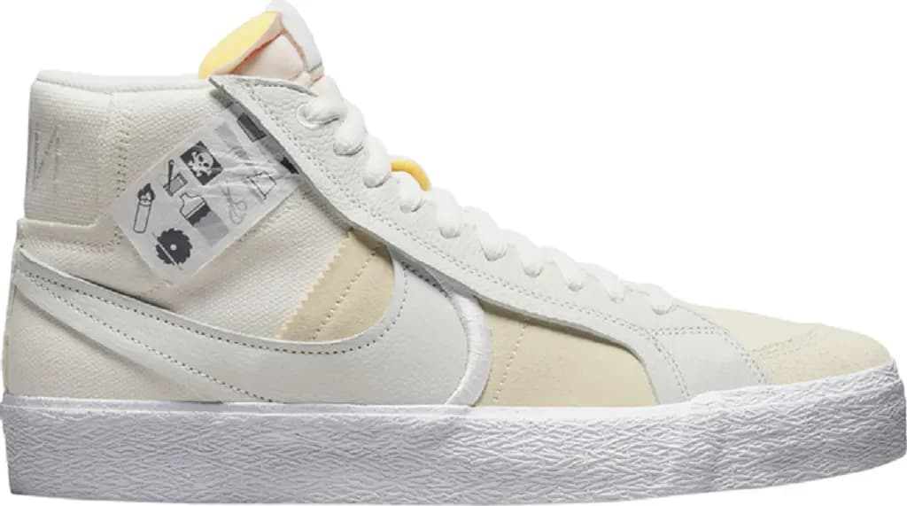 Giày Nike Blazer Mid SB 'Warning Label' DZ7587-110 Giày Nike Blazer Mid SB 'Warning Label' DZ7587-110