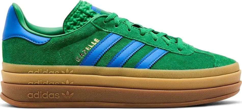 Giày Adidas Gazelle Bold 'Green Blue Gum' IE1370 Giày Adidas Gazelle Bold 'Green Blue Gum' IE1370